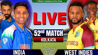 IND vs WI, 52th Match T20 World Cup | Live Cricket match Today | INDIA vs West Indies Live score