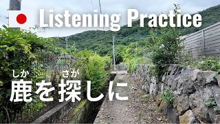 Looking for Deer In Inaka in Japan | Japanese Listening Practice