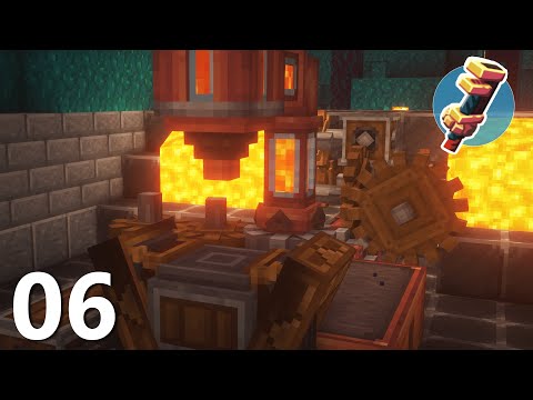Create Above & Beyond: Ep6 Resource Trading System & Lava! Modded Minecraft