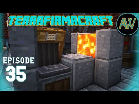 Playing with fire, well Lava - TerraFirmaCraft Ep. 35
