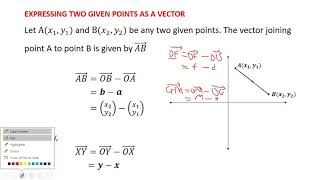 36 Expressing Two Points as a Vector