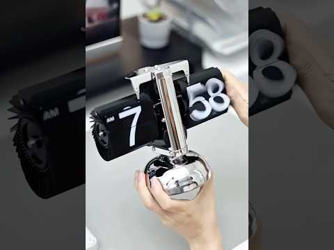 Auto Flip Clock | Retro Flip Click| Mechanical Clock Battery Powered by @airbringr #youtubeshorts