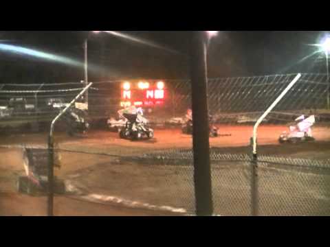 Daniel Harding and Shaun Bradford Huge Flips - Collie Speedway 16.3.13