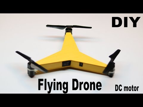 How to make drone with 3 DC motor at home
