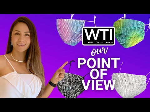 Kyerivs Sparkly Rhinestone Masks - WTI product video review