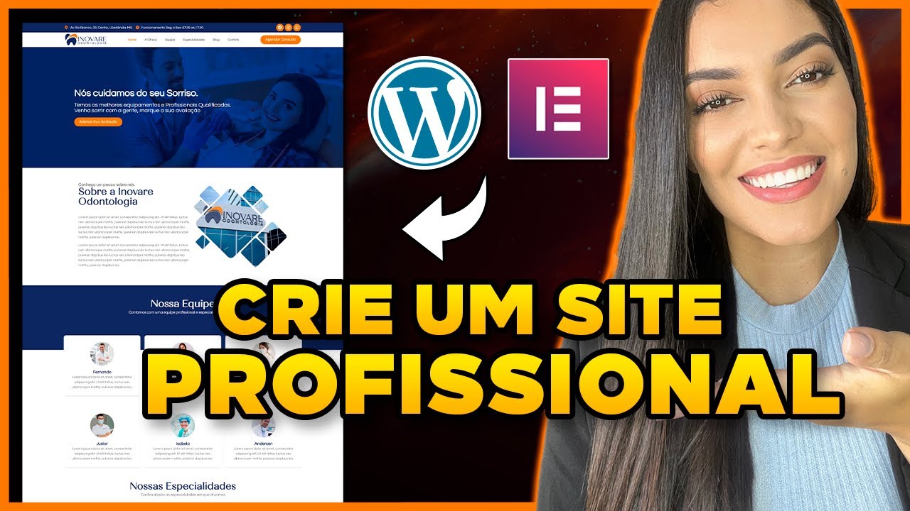 Como Criar um Site no WordPress com Elementor | Site Institucional [Do Zero]
