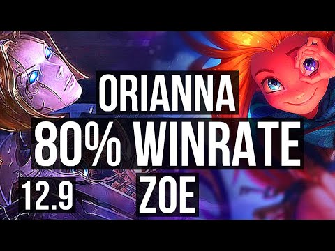 ORI vs ZOE (MID) | 80% winrate, Rank 5 Ori, 7/3/9 | KR Challenger | 12.9