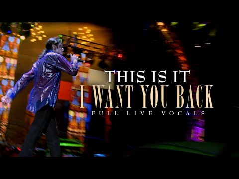 I WANT YOU BACK (FULL LIVE VOCALS) - THIS IS IT - Michael Jackson [A.I]