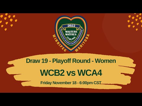 Draw 19 - NS vs SK - Women - 2022 Canadian Masters Curling Championships