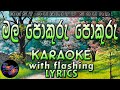 Mal Pokuru Pokuru Karaoke With Lyrics Without Voice