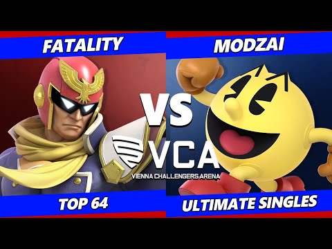VCA 2022 - Fatality (Captain Falcon) Vs. MoDzai (Pac-Man) SSBU Ultimate Tournament