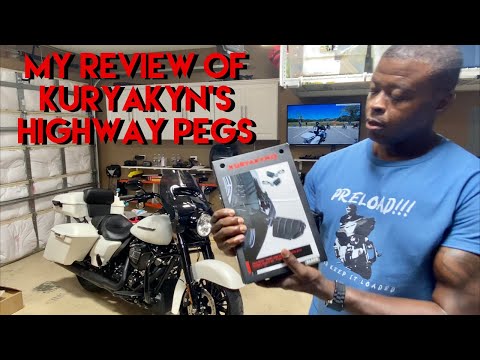 My Review Of KURYAKYN's Tour-Tech Short Arm Highway Pegs For My 2019 HD Road King Special