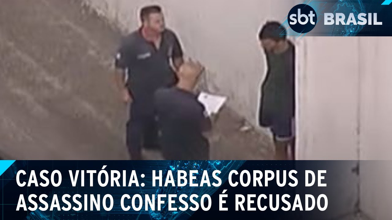 Exclusivo: TJ de São Paulo nega habeas corpus do assassino de Vitória | SBT Brasil (20/03/25)