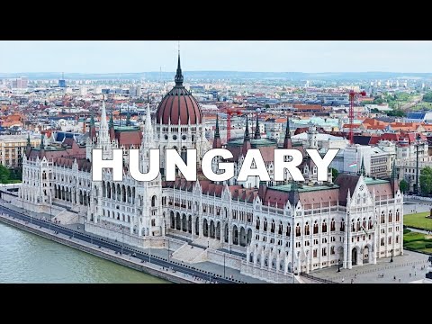 FLYING OVER HUNGARY - 4K Scenic Film With Calming Music