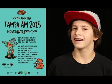 JAGGER EATON 2nd PLACE TAMPA AM 2015