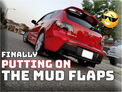 Installing my Rally armor Mud Flaps | Mazdaspeed3