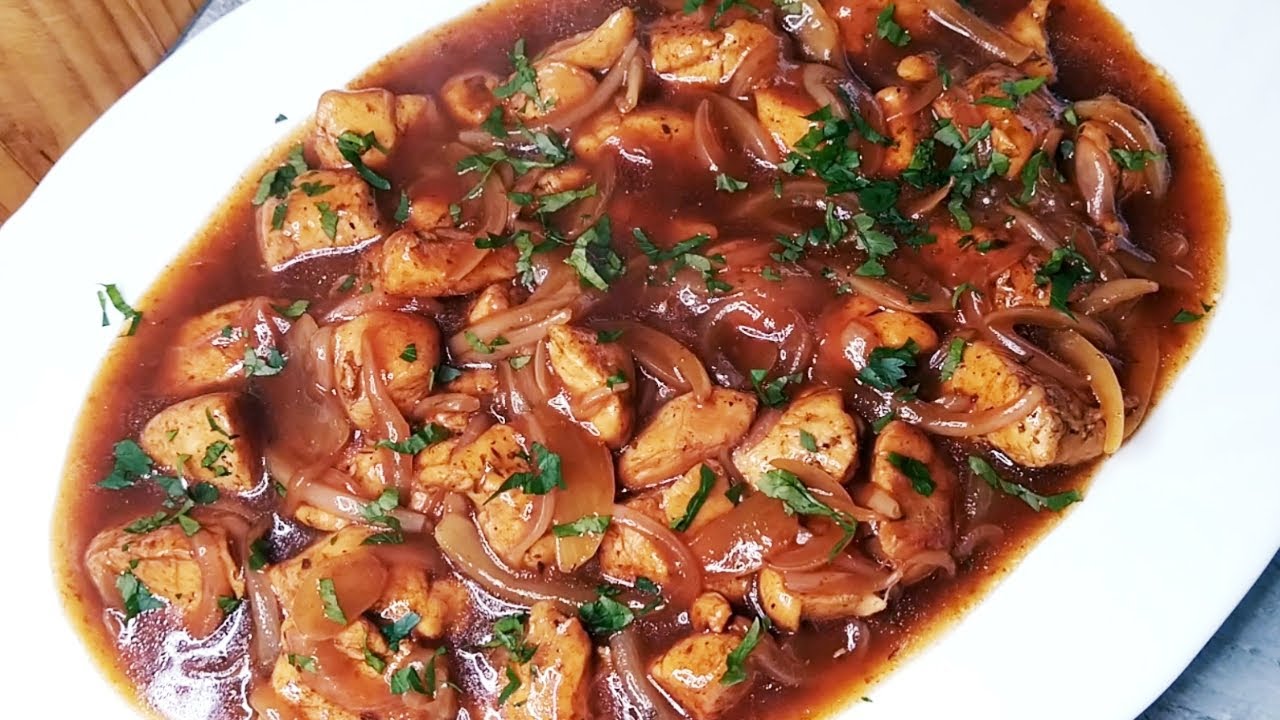 ¿tienes pollo y Cebolla ¡Tan DELICIOSO y en tan poco TIEMPO! fácil y rápida DE HACER