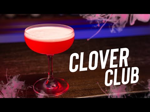 Is this really the BEST Pink cocktail?? | The Clover Club Cocktail