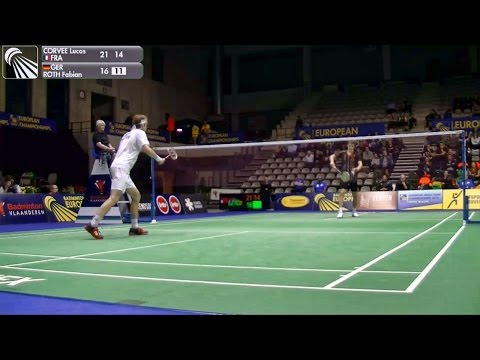 QF MS: Lucas Corvée VS Roth Fabian (2015 European Mixed Team Championships)