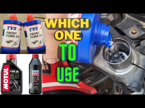TVS Apache 200 Fork Oil Change — Light - Medium - Hard ?
