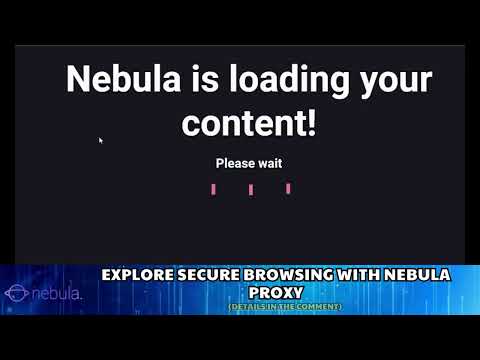 Nebula Proxy Website