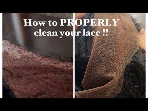 HOW TO PROPERLY CLEAN YOU LACE WIG FOR INSTALL ! | Julia Hair Update