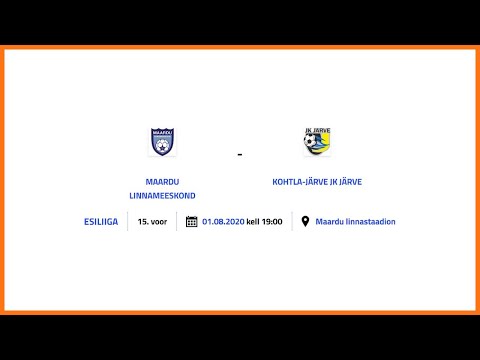 MAARDU LINNAMEESKOND - KOHTLA-JÄRVE JK JÄRVE ESILIIGA 15. voor
