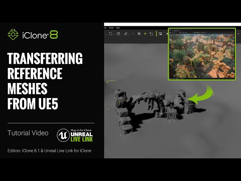 Unreal Live Link Plug-in Tutorial - Transferring Reference Mesh from UE5