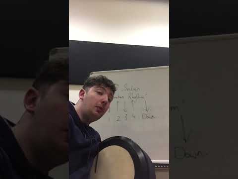 Reels section pattern 1, “ broken rhythm “. Bodhran for beginners by Davog Frayne.