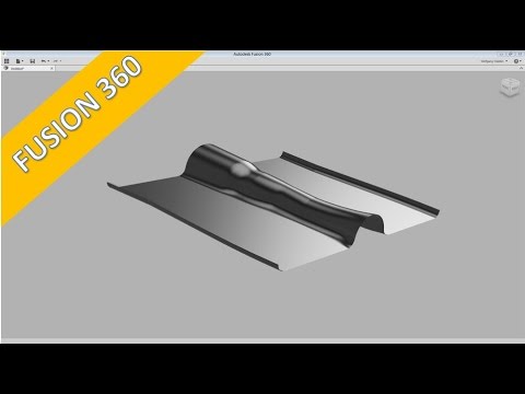 Bodenblech Base plate Autodesk Fusion 360 Training Surfaces