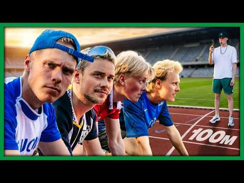 KUKA JUOKSEE 100M NOPEITEN? (olympialaiset)
