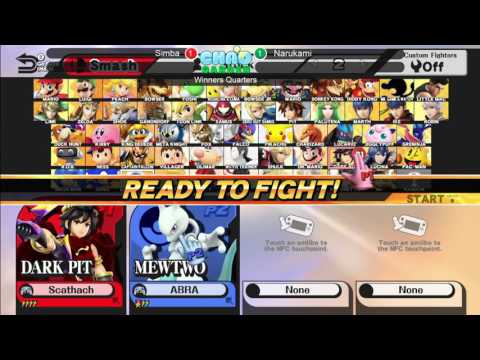 JRWI! 6.5 Chao Garden Arcadian - Simba (Marth, Mewtwo) vs Narukami (Pit/Dark Pit)