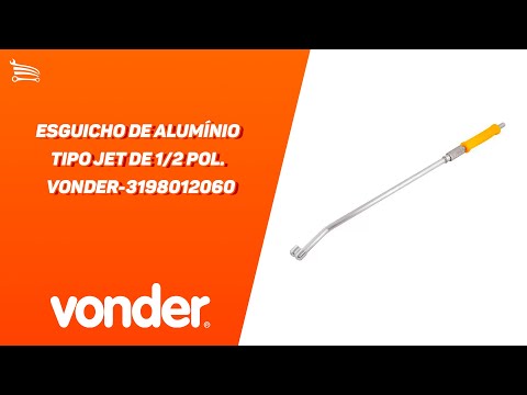 Esguicho de Alumínio Tipo Jet de 1/2 Pol. VONDER-3198012060 - Video