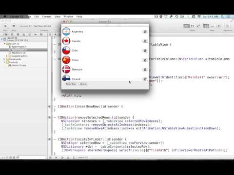 Cocoa Programming L52 - View-Based NSTableView 2