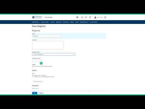 Brightspace Tutorial Attendance