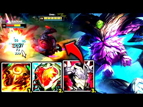 ORNN TOP BEST 1V9 I'VE PLAYED THIS PATCH (ENTIRE TEAM LOSING) - S13 Ornn TOP Gameplay Guide