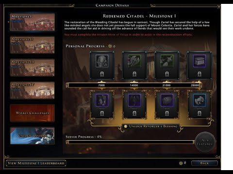 The Redeemed Citadel- The new event in Neverwinter Mod 19/ NEW WEAPON SET And other staff