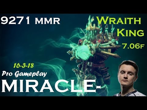 Miracle Wraith King 7.06f Pro Gameplay | Dota 2