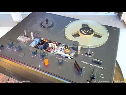 Reinigung der Tonköpfe - UHER SG 520 Variocord Tonbandgerät – Tutorial