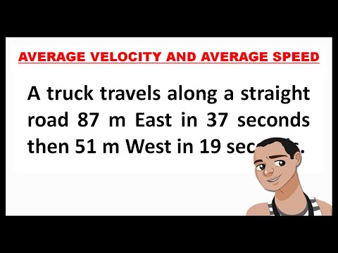 FINDING DISTANCE, DISPLACEMENT, AVERAGE SPEED AND AVERAGE VELOCITY || GENERAL PHYSICS 1
