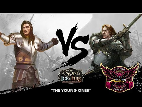 ASOIAF Battle Report 1.6 edition 40 pt: Baratheons (Renly Baratheon) vs Starks (Robb Stark)