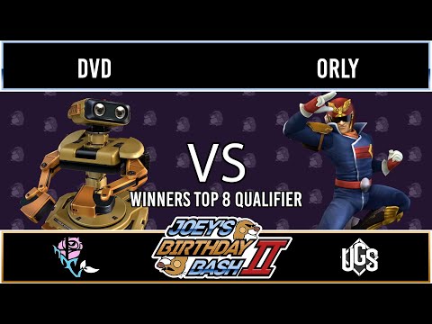 Joey's Birthday Bash 2  -  Winners Top 8 Qualifier  -  dvd(ROB) Vs. ORLY(Captain Falcon)
