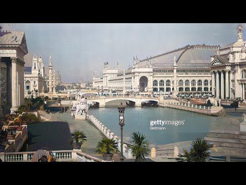 The 1893 Chicago World's Fair in Color using Artificial Intelligence