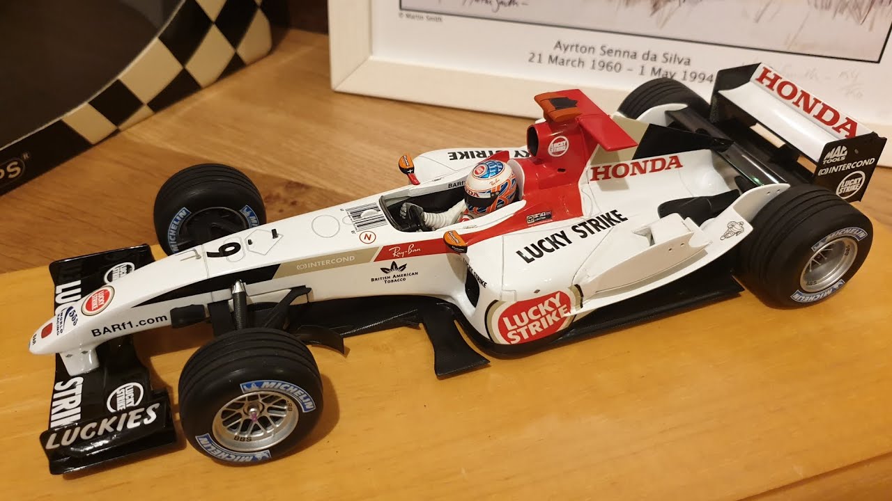 1/18 Jenson Button 2004 'Lucky Strike' Conversion BAR Honda - Minichamps Diecast Review