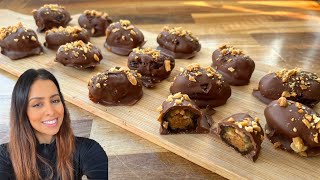 PEANUT BUTTER CHOCOLATE COATED DATES