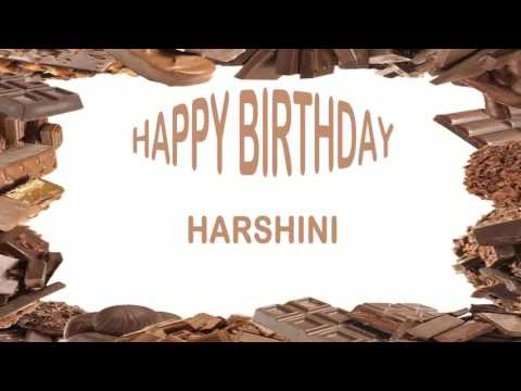 Harshini   Birthday Postcards   Postales   Happy Birthday