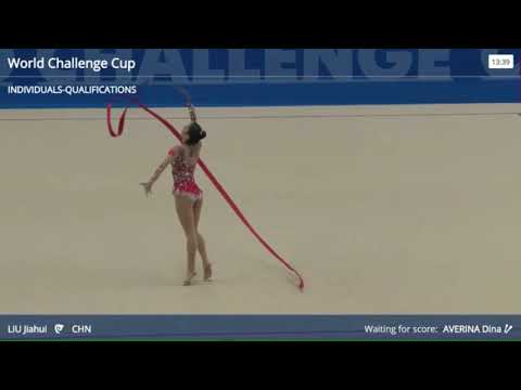 Liu Jiahui CHN- Ribbon AA - World Challenge Cup Kazan 2019