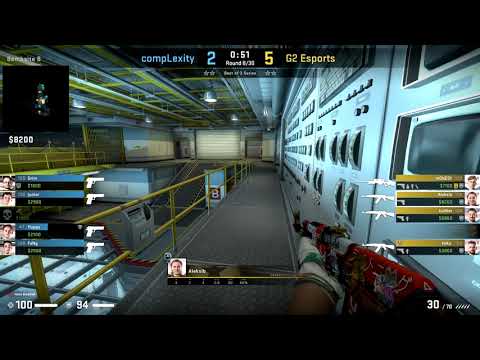 CSGO POV G2 ALEKSIB vs compLexity on Nuke - 21 kills