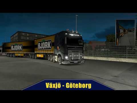 ETS 2 MP / Trasa Växjö - Göteborg