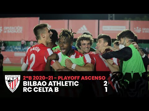 Imagen de portada del video ⚽ Resumen I 2ªDiv B – Playoff ascenso Segunda División I Bilbao Athletic 2-1 RC Celta B I Laburpena